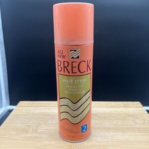 Vintage  80's  Breck Hairspray Super Hold Can Retro Display Prop